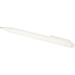 Chartik monochromatic recycled paper ballpoint pen with matte finish (black ink) – White extra view