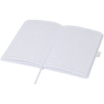 Thalaasa ocean-bound plastic hardcover notebook – White extra view