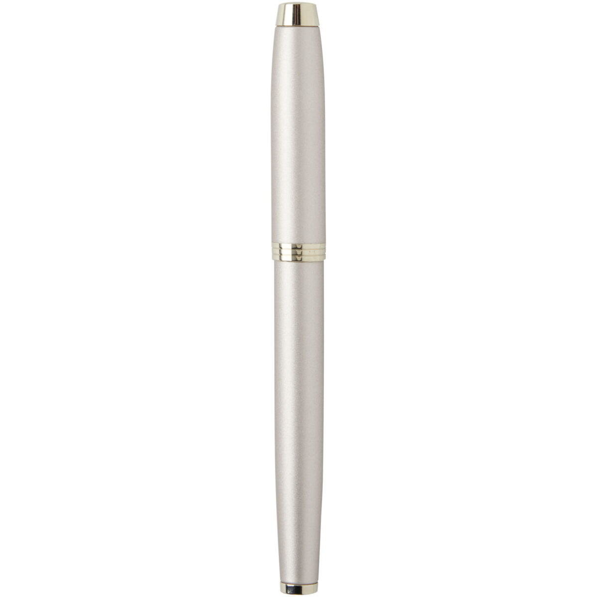 Parker IM rollerball pen (black ink) – Champagne back view