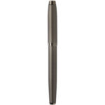 Parker IM fountain pen (black ink) – Solid black back view