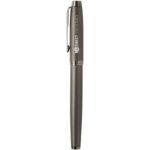Parker IM fountain pen (black ink) – Solid black with logo