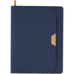 Nomumi A4 portfolio – Navy front view