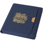 Nomumi A4 portfolio – Navy with logo