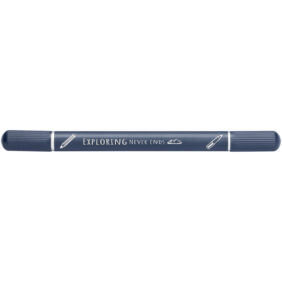Skribo ballpoint pen and notebook set – Navy with logo