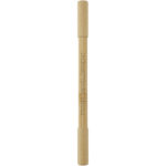 Samambu bamboo duo pen (blue ink) – Natural with logo