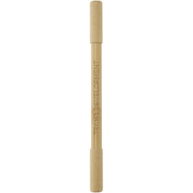 Samambu bamboo duo pen (blue ink) – Natural with logo