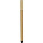 Mezuri bamboo inkless pen – Natural back view