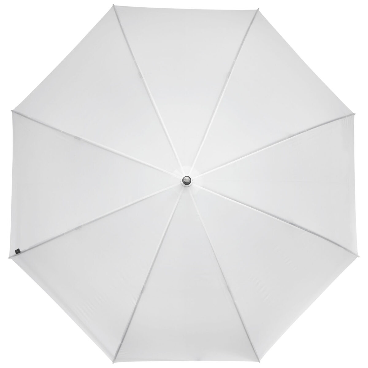 Romee 30'' windproof recycled PET golf umbrella – White front view