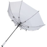 Niel 23" auto open recycled PET umbrella – White extra view