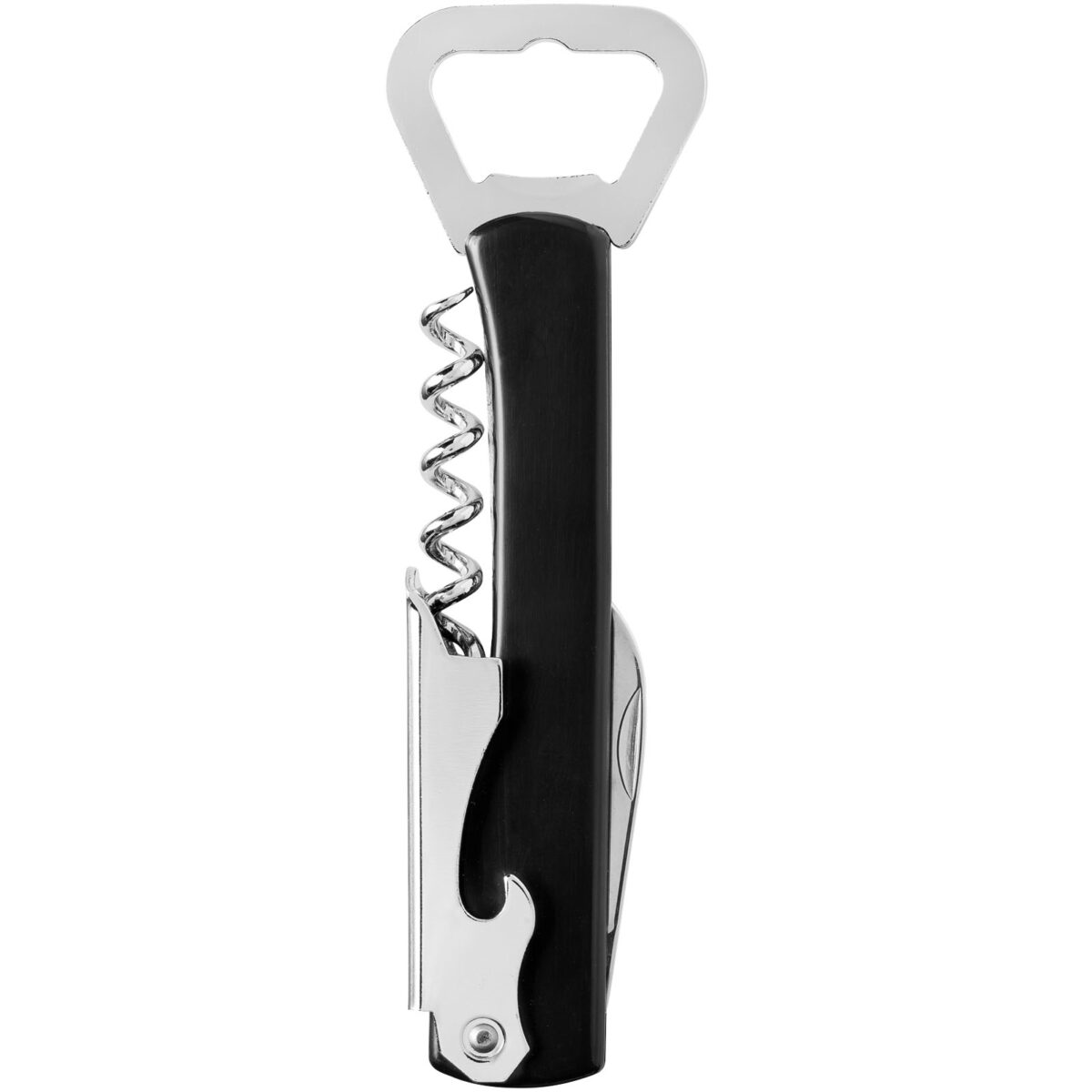 Milo waitress knife – Solid black front view