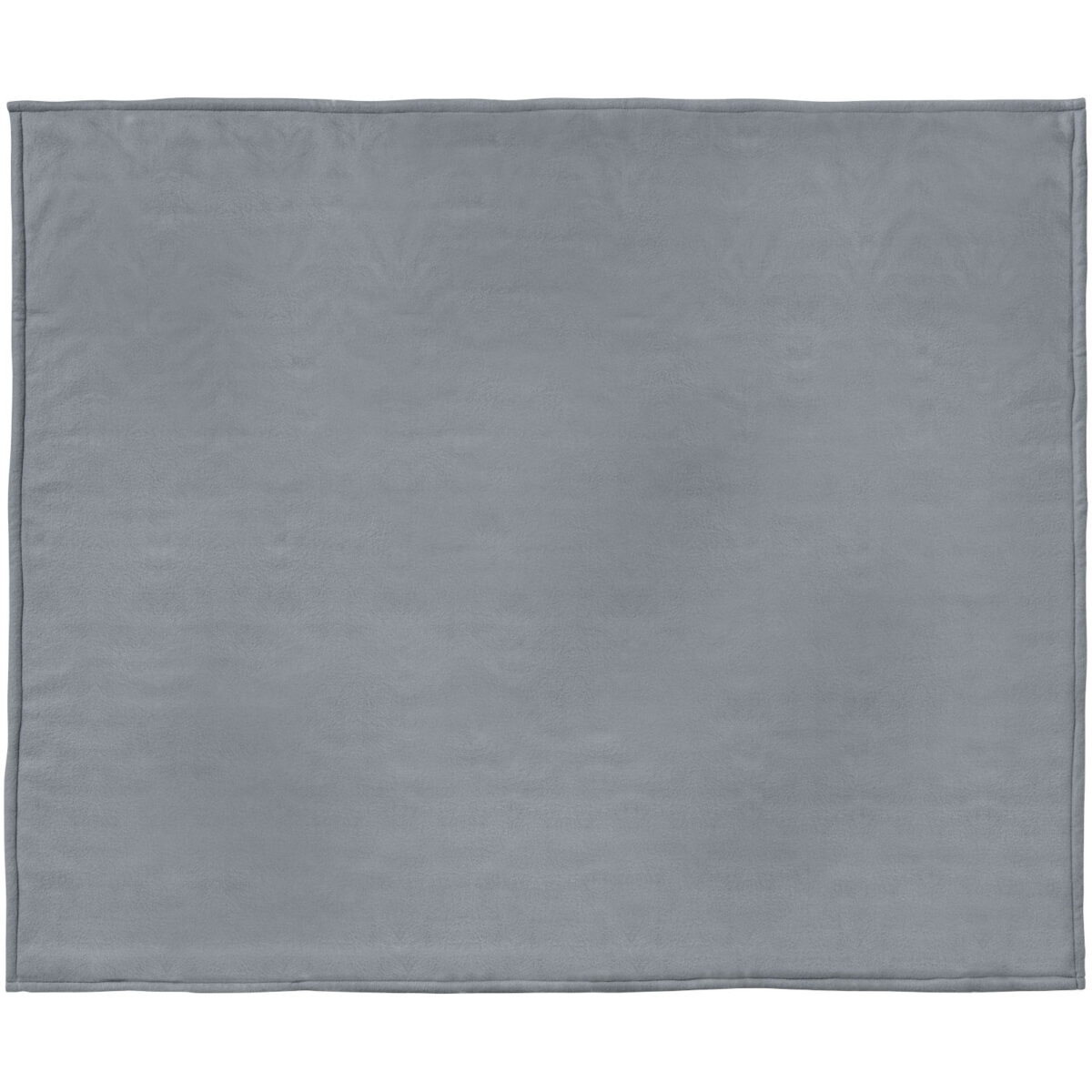 Springwood soft fleece and sherpa plaid blanket – Grey front view