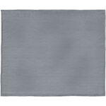 Springwood soft fleece and sherpa plaid blanket – Grey front view