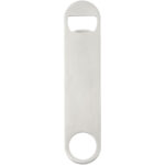 Paddle bottle opener – Silver back view