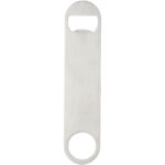 Paddle bottle opener – Silver front view