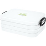 Mepal Take-a-break lunch box midi – White with logo