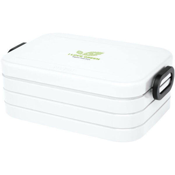 Mepal Take-a-break lunch box midi – White with logo