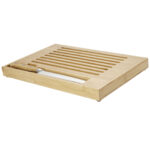 Pao bamboo cutting board with knife – Natural extra view