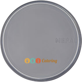 Mepal Ellipse insulated lunch pot – Silver with logo