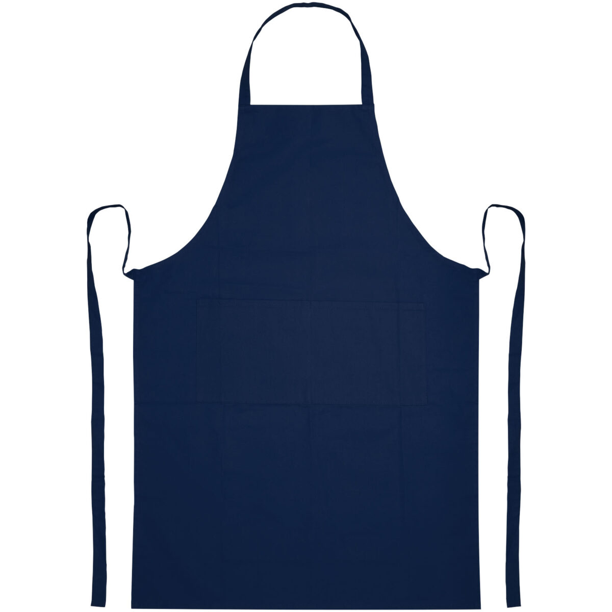Orissa 200 g/m² organic cotton apron – Navy front view