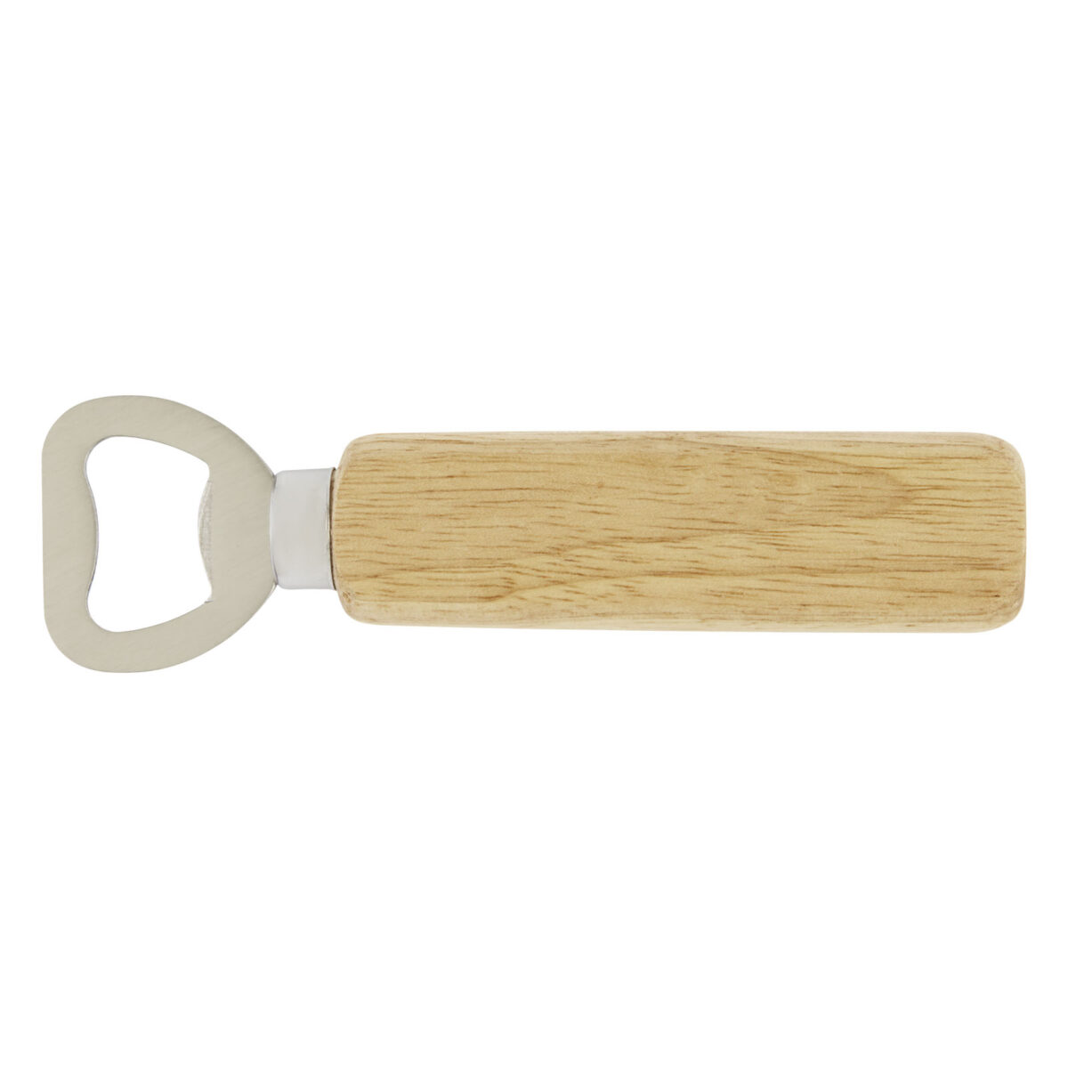 Brama wooden bottle opener – Natural front view
