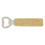 Brama wooden bottle opener – Natural front view