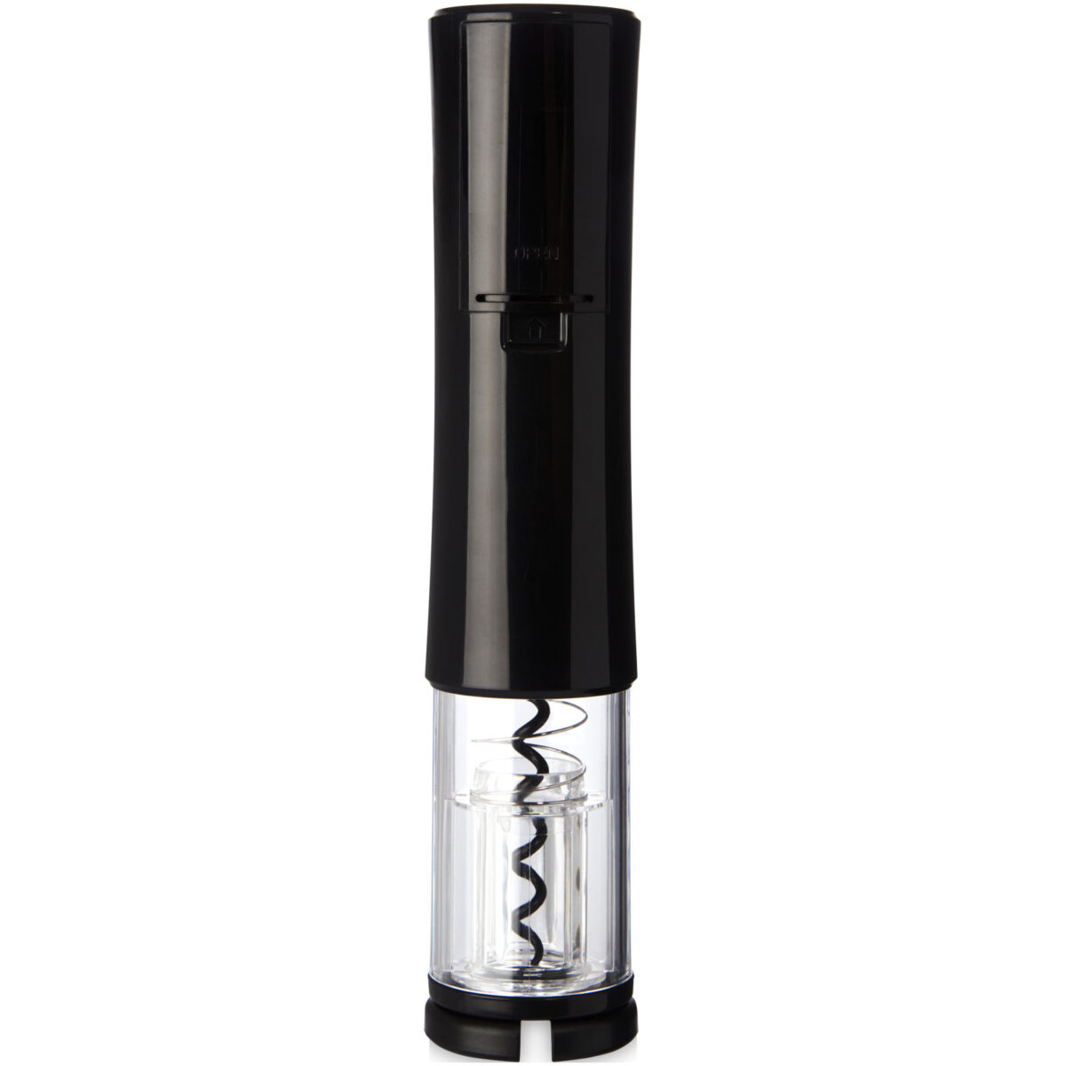 Chabli electric wine opener – Solid black back view