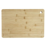 Harp bamboo cutting board – Natural front view