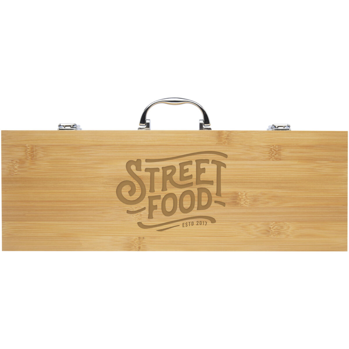 Churras 5-piece BBQ set – Natural with logo