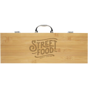Churras 5-piece BBQ set – Natural with logo
