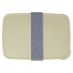 Dovi recycled plastic lunch box – Beige front view