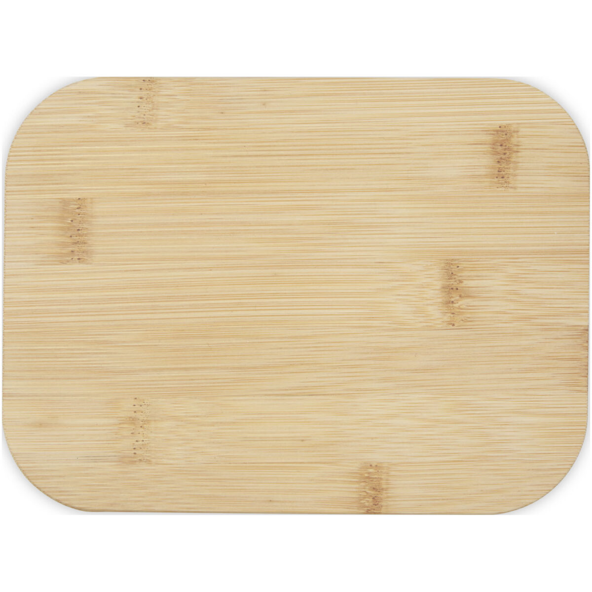 Roby glass lunch box with bamboo lid – Natural front view