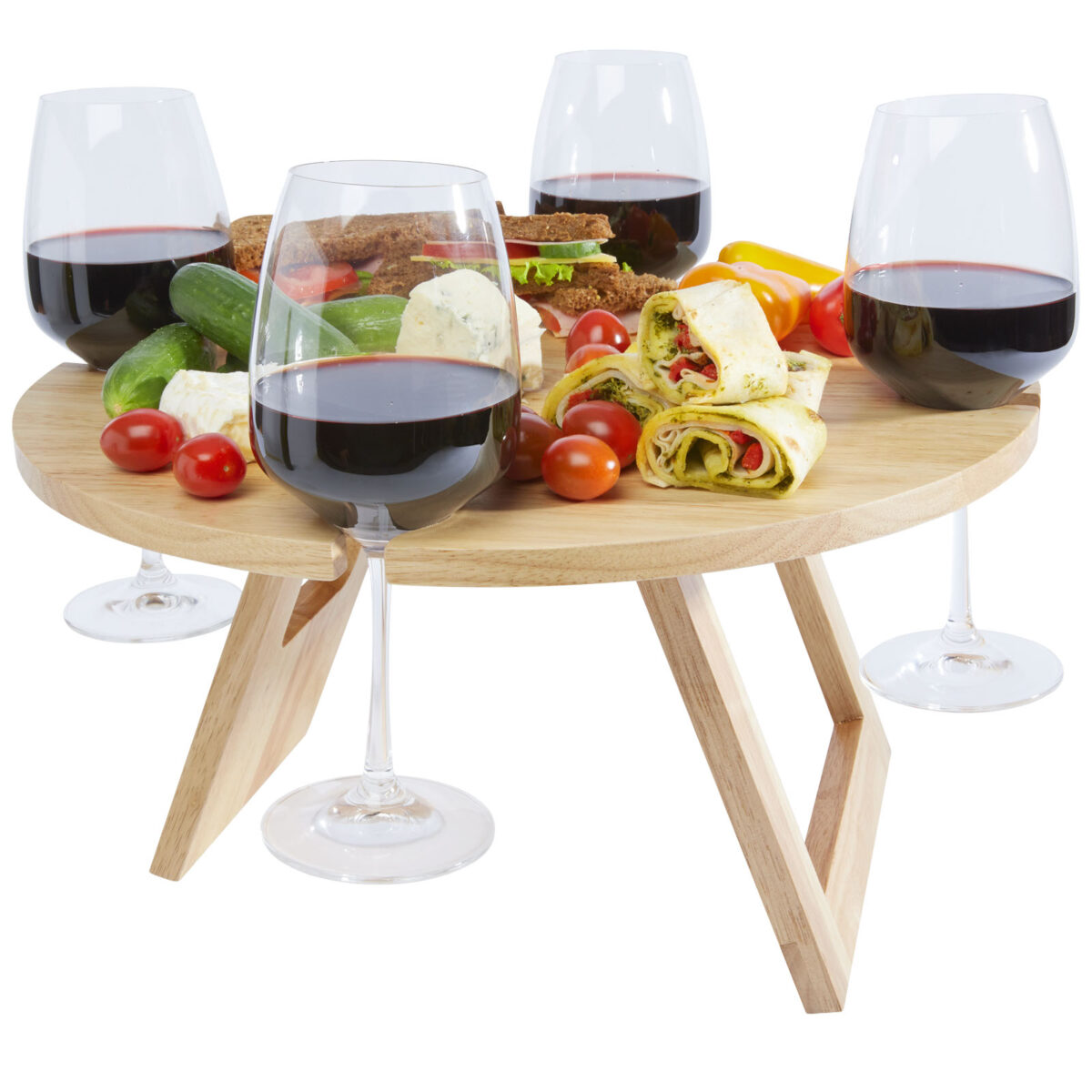 Soll foldable picnic table – Natural extra view