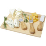 Ement bamboo cheese board and tools – Natural extra view