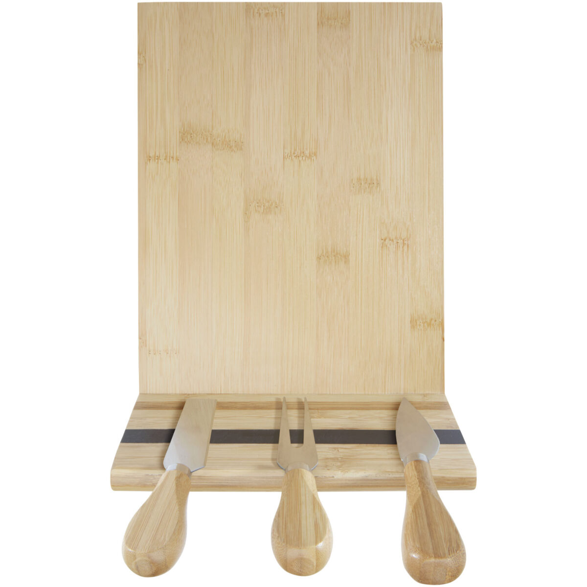 Mancheg bamboo magnetic cheese board and tools – Natural extra view
