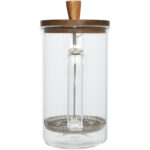 Ivorie 600 ml coffee press – Transparent back view