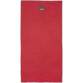 Pieter GRS ultra lightweight and quick dry towel 50x100 cm – Red with logo