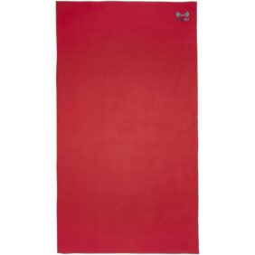 Pieter GRS ultra lightweight and quick dry towel 100x180 cm – Red with logo