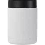 Doveron 500 ml recycled stainless steel insulated lunch pot – White back view