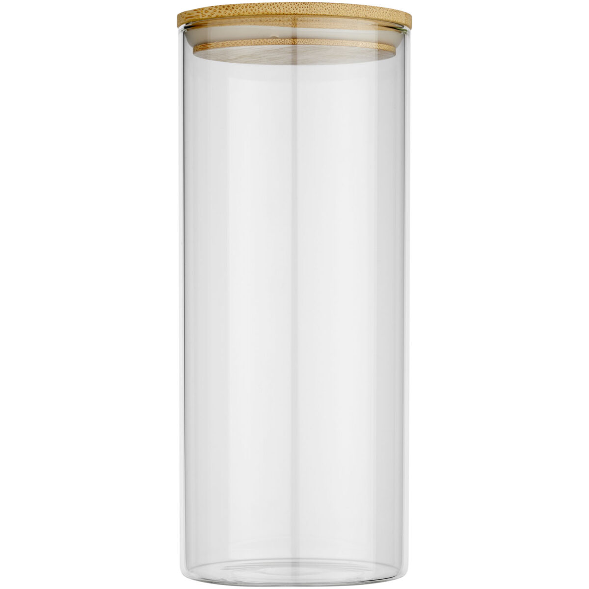 Boley 940 ml glass food container – Natural back view