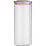 Boley 940 ml glass food container – Natural front view