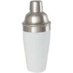 Gaudie recycled stainless steel cocktail shaker – White front view