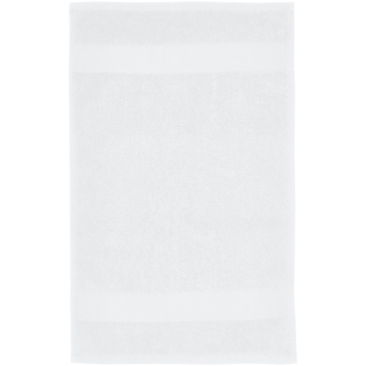 Sophia 450 g/m² cotton towel 30x50 cm – White front view