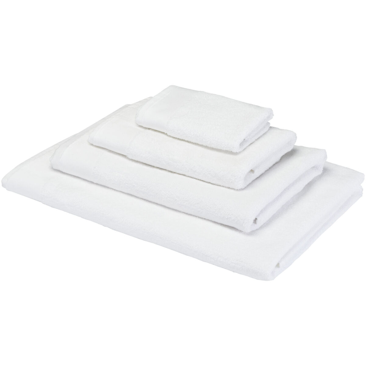 Riley 550 g/m² cotton towel 100x180 cm – White extra view