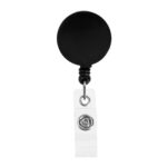 Lech roller clip – Solid black front view
