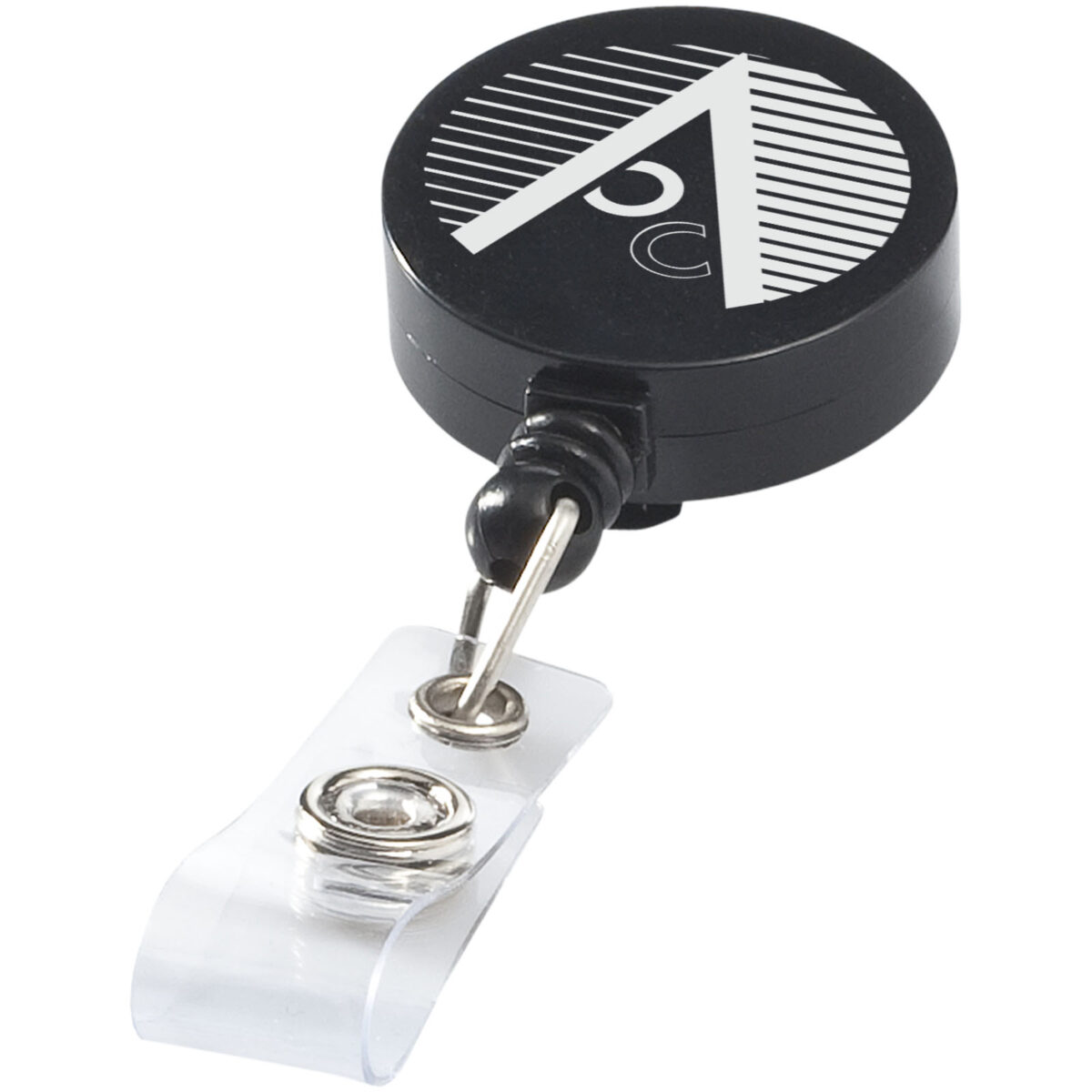 Lech roller clip – Solid black with logo