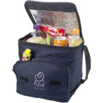 Stockholm foldable cooler bag 10L – Navy with logo