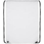 Oriole premium drawstring bag 5L – White back view