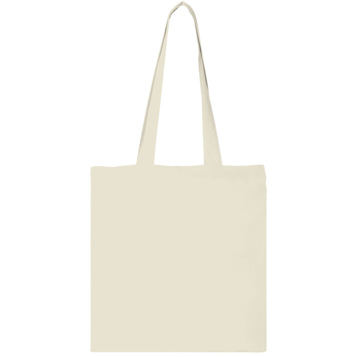 Carolina 100 g/m² cotton tote bag 7L – Natural front view