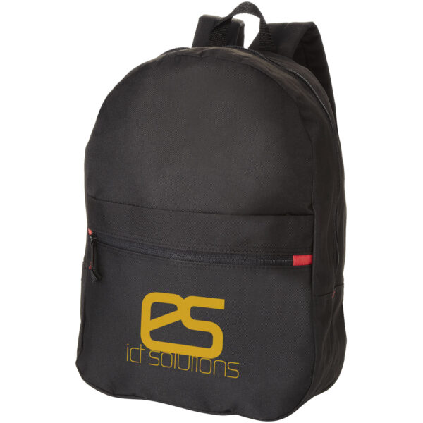 Vancouver backpack 23L – Solid black with logo