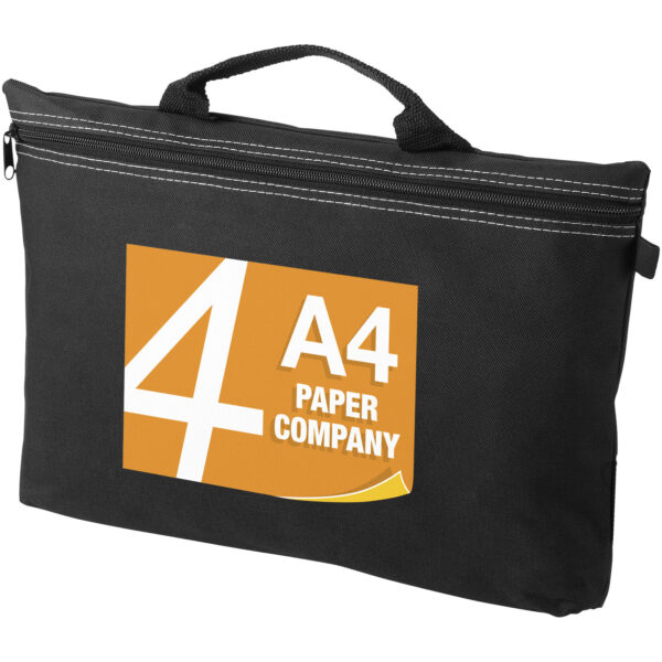 Orlando conference bag 3L – Solid black with logo